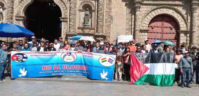 Puentes de Amor por Cuba en Bolivia exige fin de bloqueo de EEUU